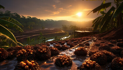 oil palm production