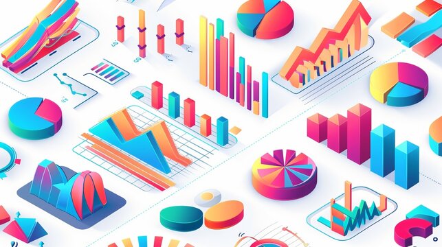 Essential Infographics - Chart Icon for Data Visualization