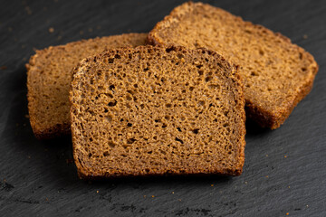 square-shaped pieces of fresh bread
