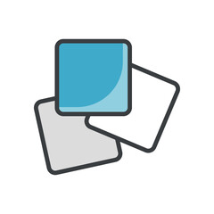 Sticky Notes vector icon