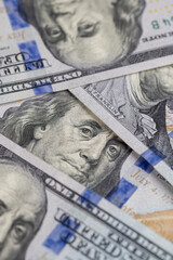 large amount of cash American dollars in cash paper bills