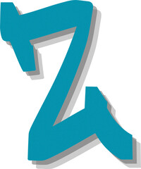 Alphabet Letter Z
