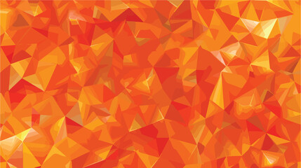 Orange polygonal pattern which consist of triangles.
