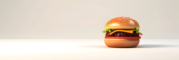 Paneer Tikka Kabab in red sauce,Burger 3D model.
