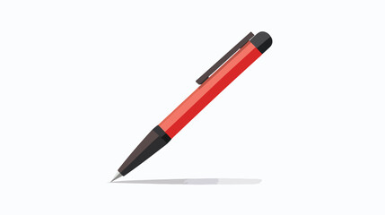 Pen Online learning icon illustration flat vector isolated