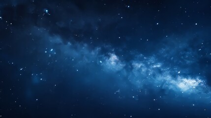 Fototapeta na wymiar A view of night sky with stars. Space background.