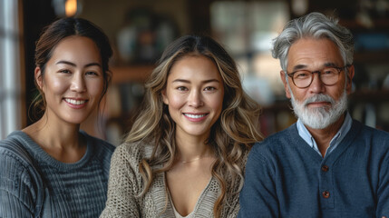 Obraz premium Portrait of a successful business team looking at the camera and smiling.