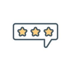Review vector icon
