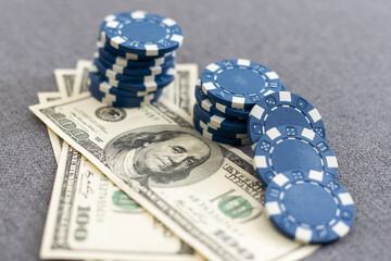 Blue Chip Stock Investment Stock Photo