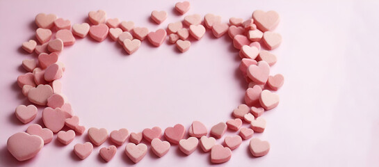 Obraz premium Title: heart made of flowers on a white background. Valentine's day concept. romance. love. generative ai. 