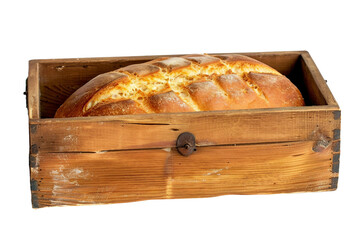 Modern Bread Box On Transparent Background. - obrazy, fototapety, plakaty