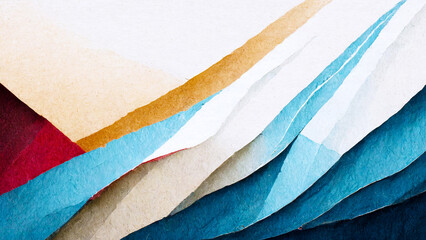 Abstract pattern wallpaper with various shapes