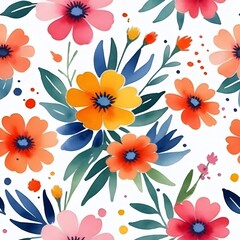 Blooming bliss Floral fantasies Textile pattern
