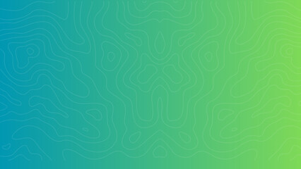Green gradient background with topographic pattern is good for wallpaper