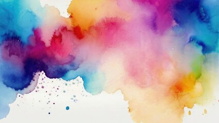 Abstract colorful watercolor background for graphic design