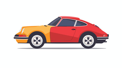 Car Icon Vector flat design style flat vector isolated