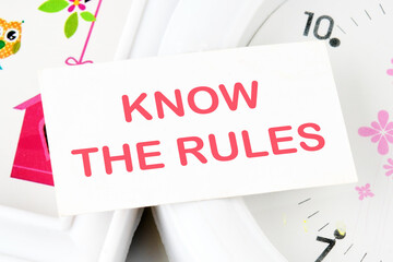 Know the rules text on a white card