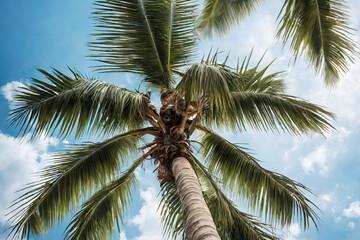 Fototapeta premium coconut palm trees