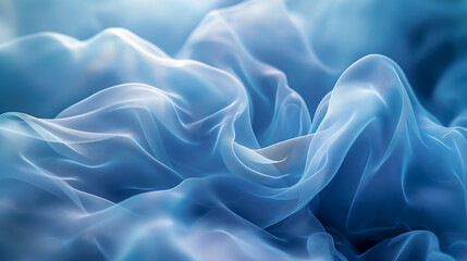 Obraz premium Blue wavy background.