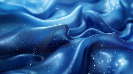 Blue wavy background.