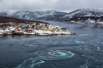Saltstraumen tidal current, Northern Norway