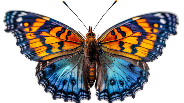 beautiful butterfly on transparent background