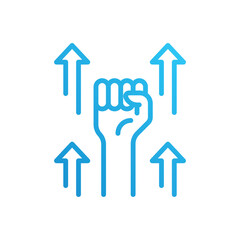 Willpower vector icon