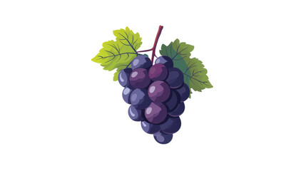 Brazilian Grape vector on transparent background.