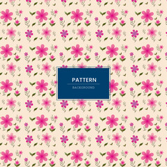 Floral abstract seamless patterns. Vector design for different surfaces.