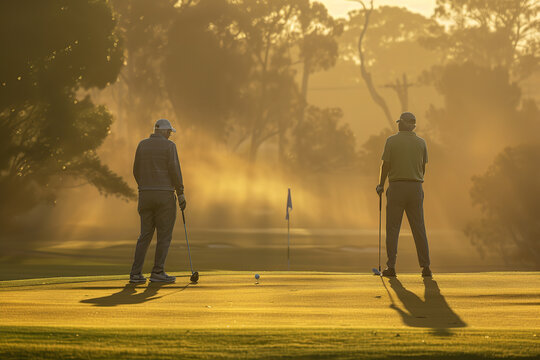 seniors golfers enjoy - Powered by Adobe
