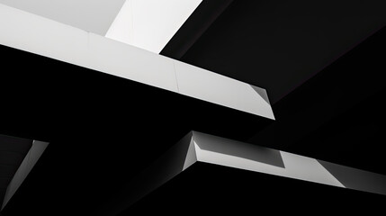 Whispers from the shadows: a black and white symphony of modern concrete, architecture wallpaper 