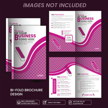 tri fold brochure design template 
