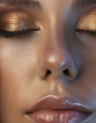 Naklejka premium close up portrait of a woman