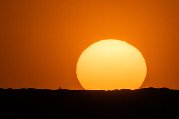 Sunset in the Sahara - southern Tunisia