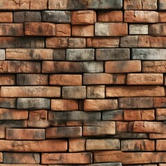 Seamless vintage bricks texture background