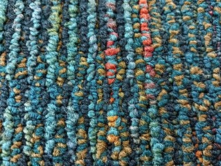 Blue colours background of beads carpet