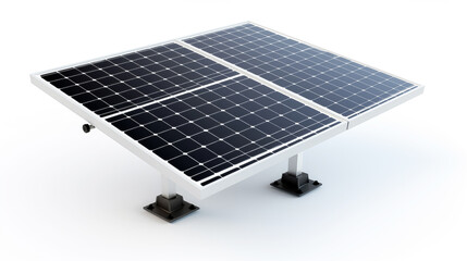 Solar panels on a white background.