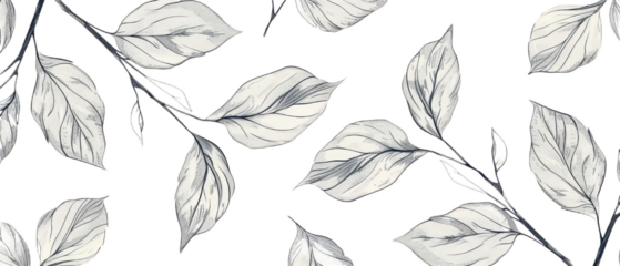 A desing of the pattern with yellow and green leaves for the print.