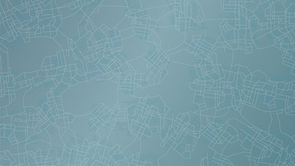 Huge abstract map of towns. City residential district scheme. View from above the map. Vector illustration