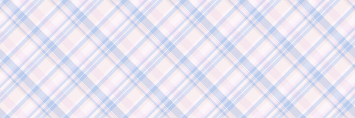 Blanket fabric check tartan, relief background plaid pattern. Discount textile texture seamless vector in light and white colors.