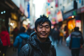 Unidentified Chinese man in Hong Kong. Hong Kong is one of the most popular tourist destinations in...