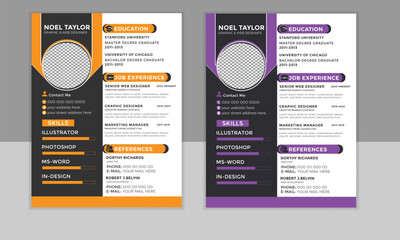 Minimalist Resume and Cover Letter Set
