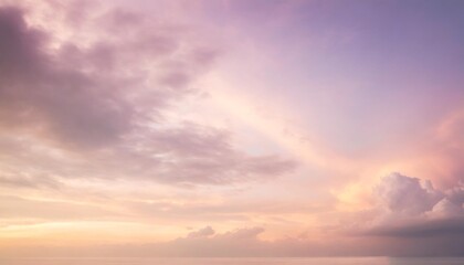 purple sky background with white cloud fantasy cloudy sky with pastel gradient color nature abstract image use for backgroung