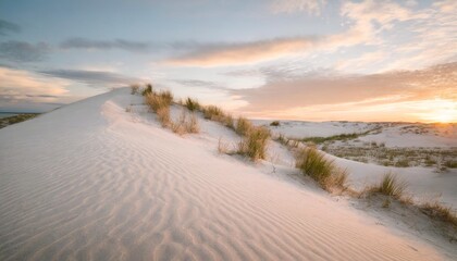 white sand dune