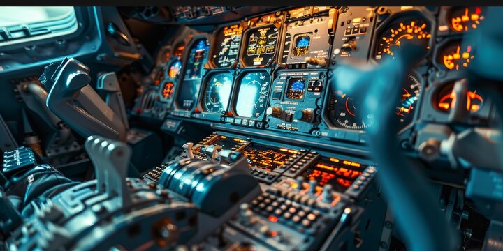 the engine start-up sequence from the cockpit perspective