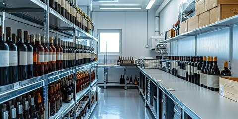 Obraz premium Quality Control and Tasting Room