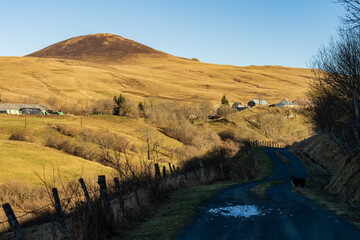 Le Saillant et la vallée du Bonjon : Un hameau paisible dans un écrin de verdure, Cantal, Massif...