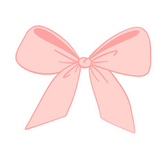Ribbon bow illustration