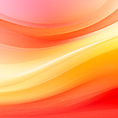 Abstract Red, Salmon, Orange, and Yellow Blurred Gradient
