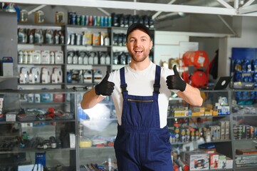 sales consultant in a car parts and accessories store